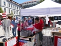 2018-07-01 Tag d.Fanken inAnsbach Großes Interesse am Infostand (2)