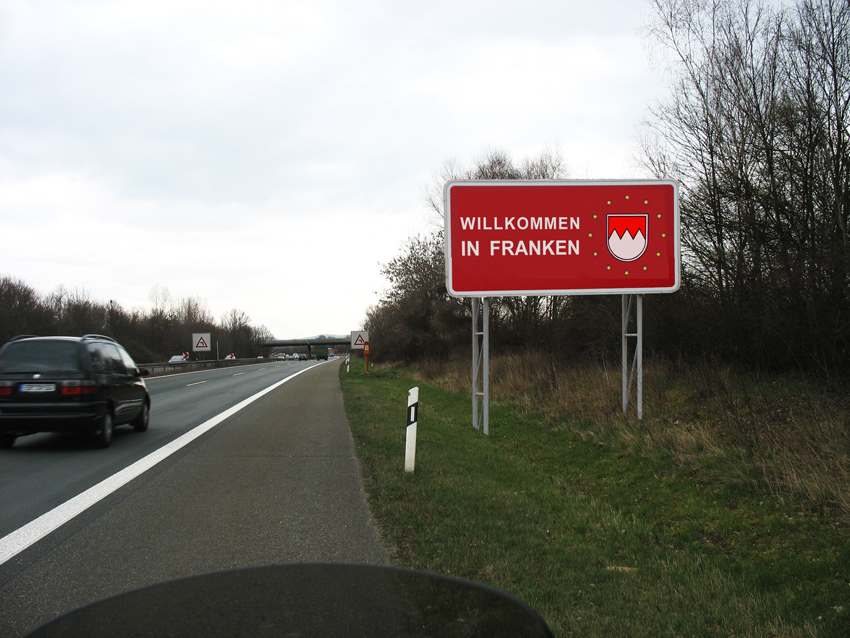 2007-03- Autobahnschild  Fo.