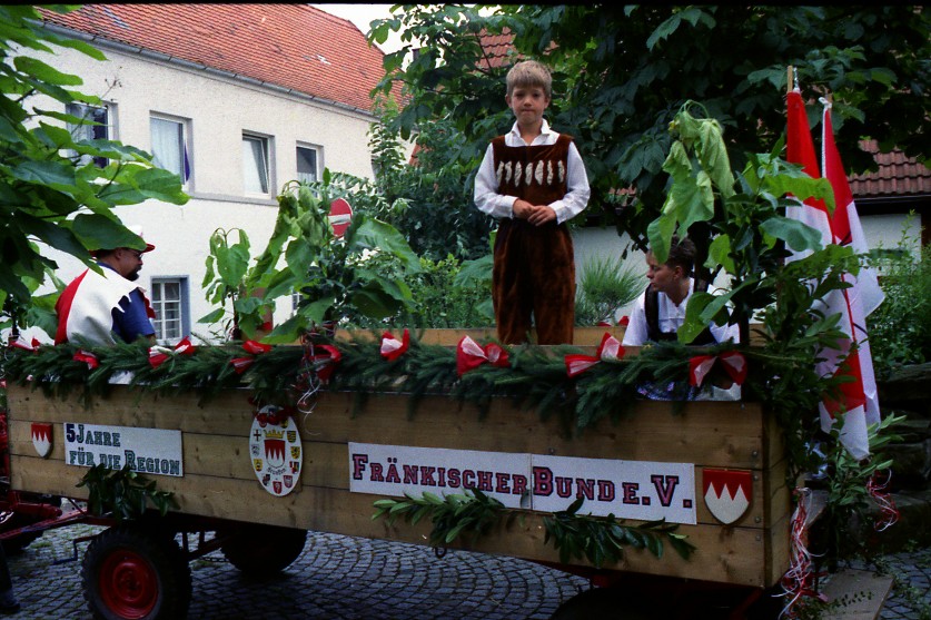 1995 7 Annafest Forchheim Fr.Bund Wagen org.Th.Scharold.v.l. P.Purrucker Mi.Kalb.jpg