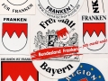 1991 5 Aufkleber aus der Anfangszeit des Fränkischen Bundes e V.jpg
