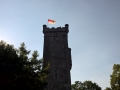 2015 07 Frankenfahne auf dem Bismarkturm in Suhl