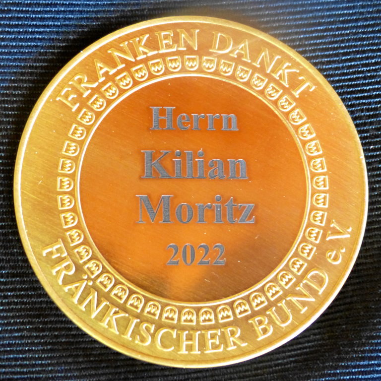 Frankenmedaille an Prof. Kilian Moritz – Fränkischer Bund e.V.